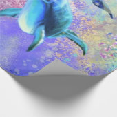 Papier Cadeau Cadeau papier enveloppant dauphin (Coin)