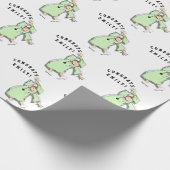 Papier Cadeau Cadeau personnalisé de diplôme d'infirmière (Coin)