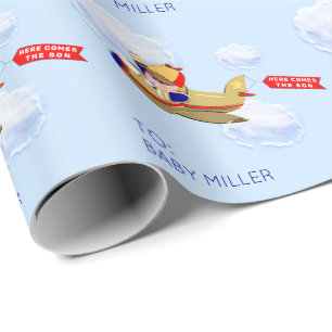 Papier Cadeau Cadeau personnalisé pour garçon