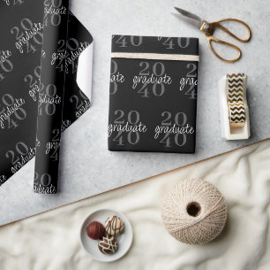 Papier Cadeau Cadeau personnalisé pour l'année de remise des dip