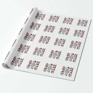 Papier Cadeau Cadeau pour amateur de chats Noël félin