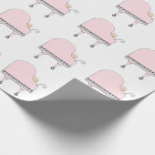 Papier Cadeau Cadeau pour bébé fille (Coin)