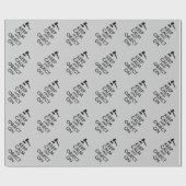 Papier Cadeau Cadeau pour l'étudiant en droit ou le prof. de (Plat)