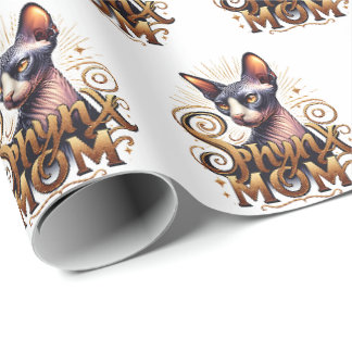 Papier Cadeau Cadeau pour maman de chat Sphynx