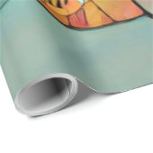 Papier Cadeau Cadeau pour motard (Coin rond)