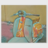 Papier Cadeau Cadeau pour motard (Plat)