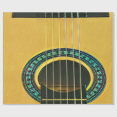 Papier Cadeau Cadeau pour petit ami guitariste (Plat)