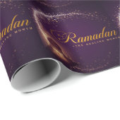 Papier Cadeau Cadeau Ramadan Kareem (Coin rond)