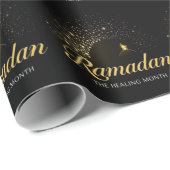 Papier Cadeau Cadeau Ramadan Kareem (Coin rond)