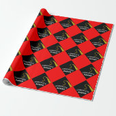 Papier Cadeau Cadeau Red Graduation (Déroulé)