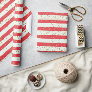 Papier Cadeau Cadeau Simple Et Parties scintillant Or Pour Enfan