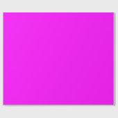 Papier Cadeau Cadeau solide rose magenta moderne (Plat)