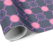 Papier Cadeau Cadeau spécial monogramme de naissance pour bébé (Coin rond)