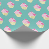 Papier Cadeau Cadeau Turquoise illusima (Coin)