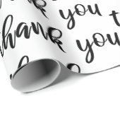 Papier Cadeau Cadeau unique fait sur commande imprimé par Merci (Coin rond)