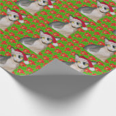 Papier Cadeau Cadeau vert de Holi de Noël de Ninja Père Noël de (Coin)