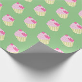 Papier Cadeau Cadeau vert illusima (Coin)