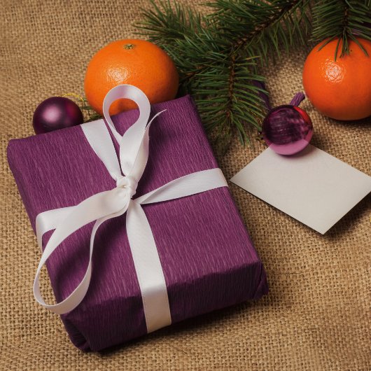 Papier Cadeau Cadeau violet chic uni