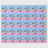 Papier Cadeau Cadeaux Cute Panda (Plat)