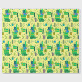 Papier Cadeau Cadeaux d'anniversaire (Plat)