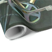 Papier Cadeau Cadeaux d'anniversaire pour les amateurs de vélo (Coin rond)