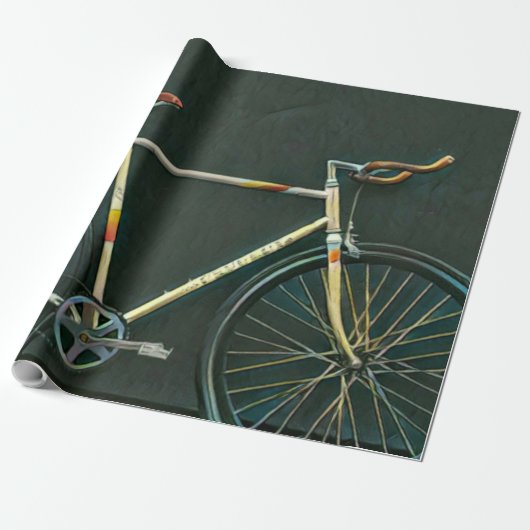 Papier Cadeau Cadeaux d'anniversaire pour les amateurs de vélo (Déroulé)