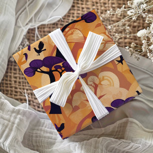 Papier Cadeau Cadeaux de coucher de soleil pour la savane africa