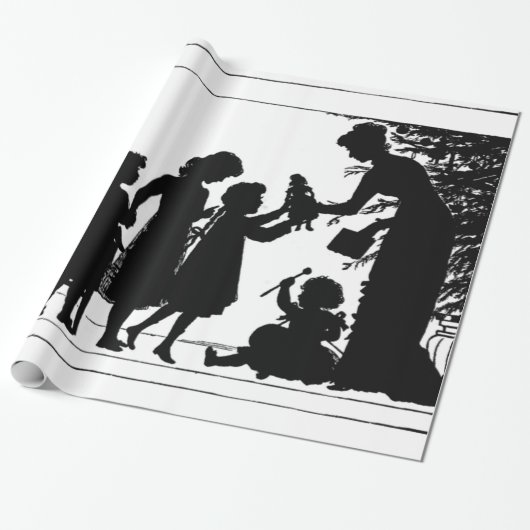 Papier Cadeau Cadeaux de Noël (Déroulé)