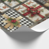 Papier Cadeau cadeaux de Noël (Coin)