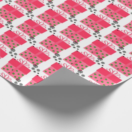 Papier Cadeau Cadeaux de Noël (Coin)