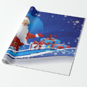 Papier Cadeau Cadeaux de Noël (Déroulé)