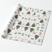 Papier Cadeau Cadeaux de Noël Festif (Déroulé)