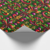 Papier Cadeau ~ Cadeaux de Noël multicolores ~ (Coin)