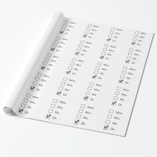 Papier Cadeau Cadeaux de PhD pour des femmes