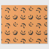 Papier Cadeau Cadeaux d'Halloween (Plat)