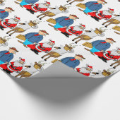 Papier Cadeau Cadeaux drôles de Noël (Coin)