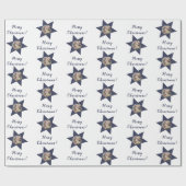 Papier Cadeau 🎄 cadeaux festifs avec Joyeux Noël personnalisé (Plat)