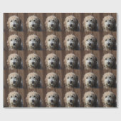 Papier Cadeau Cadeaux impressionnants de chiot de Labradoodle (Plat)