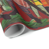 Papier Cadeau Cadeaux médiévaux (Coin rond)