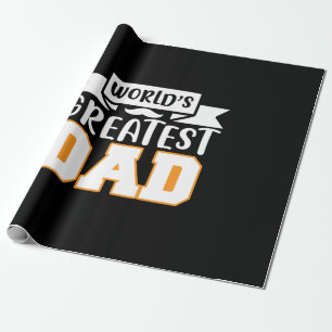 Papier Cadeau Cadeaux papa Le plus grand papa du monde