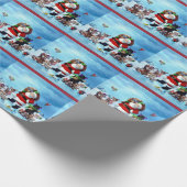Papier Cadeau Cadeaux père Noël (Coin)