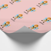 Papier Cadeau Cadeaux personnalisés pour les filles Fée d'abeill (Coin)