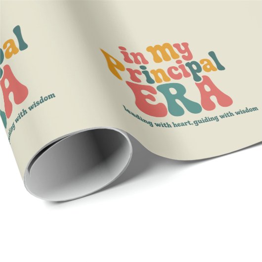 Papier Cadeau Cadeaux principaux dans mon ère principale Retour (Coin rond)