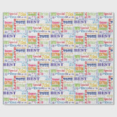 Papier Cadeau Cadeaux Uniques Et Spéciaux 70e Anniversaire (Plat)