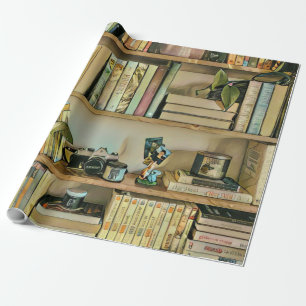 Papier Cadeau Cadeaux uniques pour les amateurs de livres