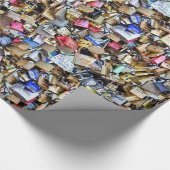 Papier Cadeau Cadenas romantiques d'amour de Paris (Coin)