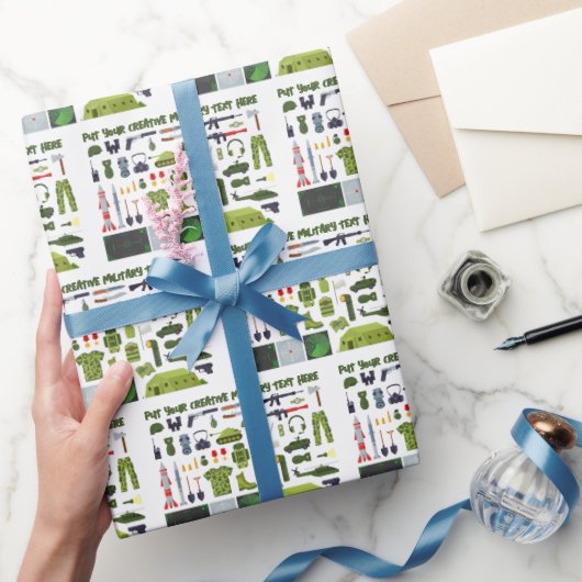 Papier Cadeau Cadet Collection Military Wrapping Paper (Cadeaux)