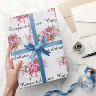 Papier Cadeau Cadre d'amour de mariage ou d'anniversaire