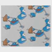 Papier Cadeau Cadre d'entreprise robot (Plat)