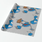 Papier Cadeau Cadre d'entreprise robot (Déroulé)